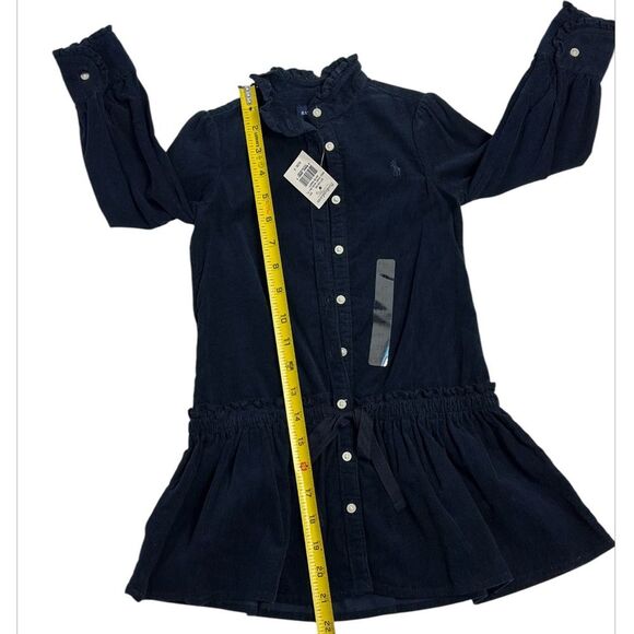 RALPH LAUREN Drop Waist Corduroy Dress, SIZE 3T - Picture 4 of 15